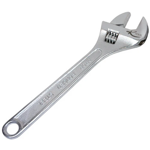 K Tool 6" Adjustable Wrench, 3/4" Jaw Capacity, Chrome Finish (48006)