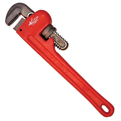 K Tool 12" Pipe Wrench, Cast Iron Body with Steel Jaws (49012)