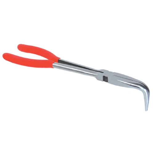 K Tool 11" 90° Bent Needle Nose Pliers with Vinyl Grip (51111)