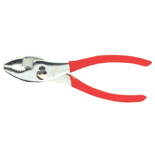 K Tool 4" Slip Joint Pliers with Chrome Finish and Vinyl Grips (53004)