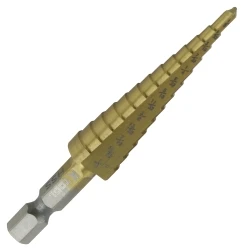K Tool International Step Drill Bit 1/8–1/2 In Titanium (71235)
