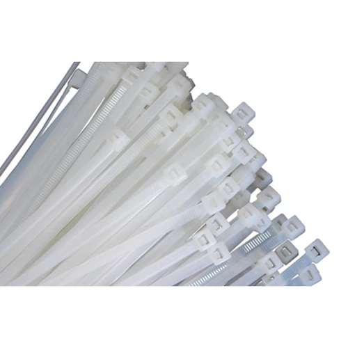 K-Tool 7" Natural Nylon Cable Ties 50 lb Tensile Strength (76070)