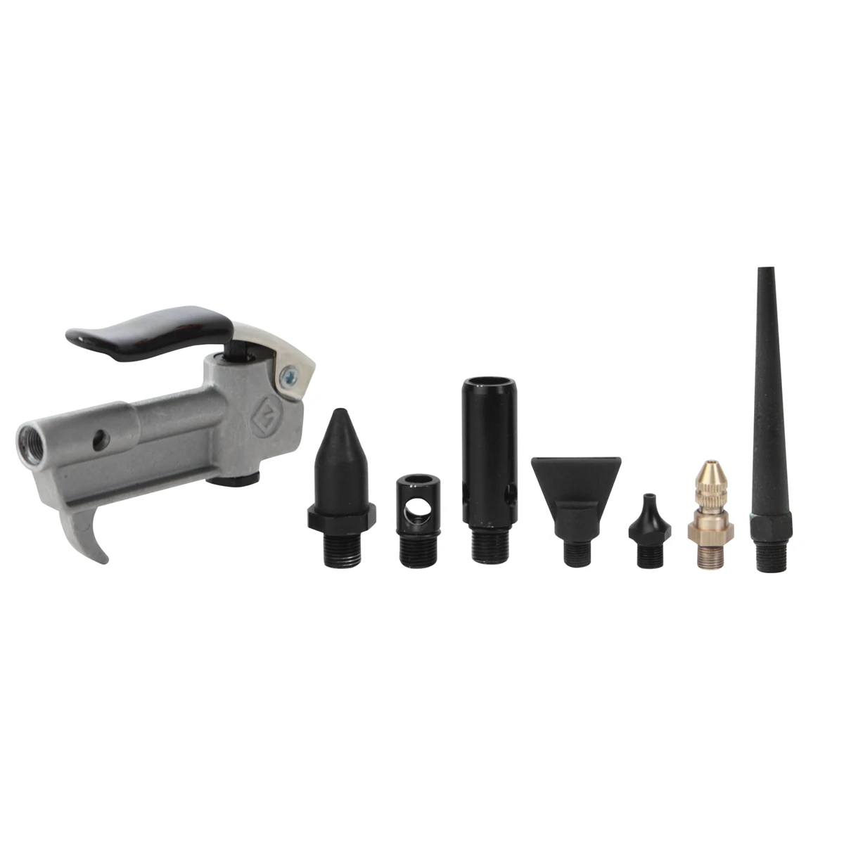K Tool Air Blow Gun Kit with 7 Tips (71016)