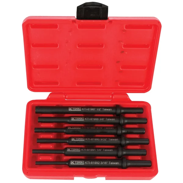 K Tool Air Hammer Drifts Set 6-Piece Impact Tools (SF-5039)