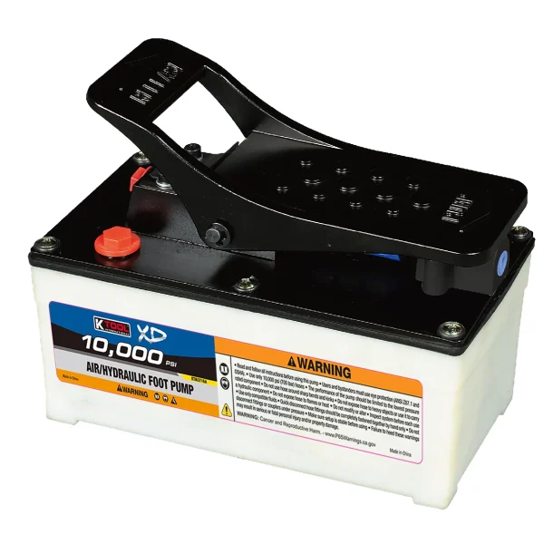 K Tool Air Hydraulic Foot Pump With Nylon Case (HJ3501)
