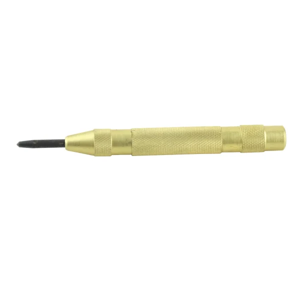 K Tool Automatic Spring Loaded Center Punch – Adjustable Spring Tension, 5" L x 1/2" D (72933)