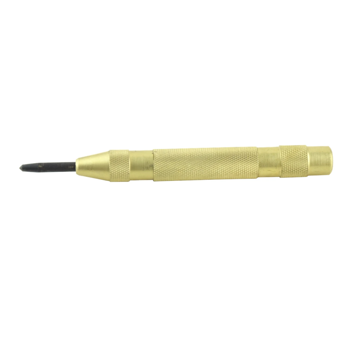 K Tool Automatic Spring Loaded Center Punch – Adjustable Spring Tension, 5" L x 1/2" D (72933)