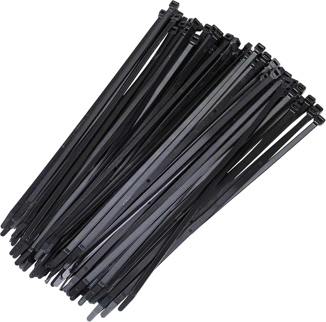 K Tool 14" Black Cable Ties 120 lb Tensile Strength 100-Pack (78145-3)