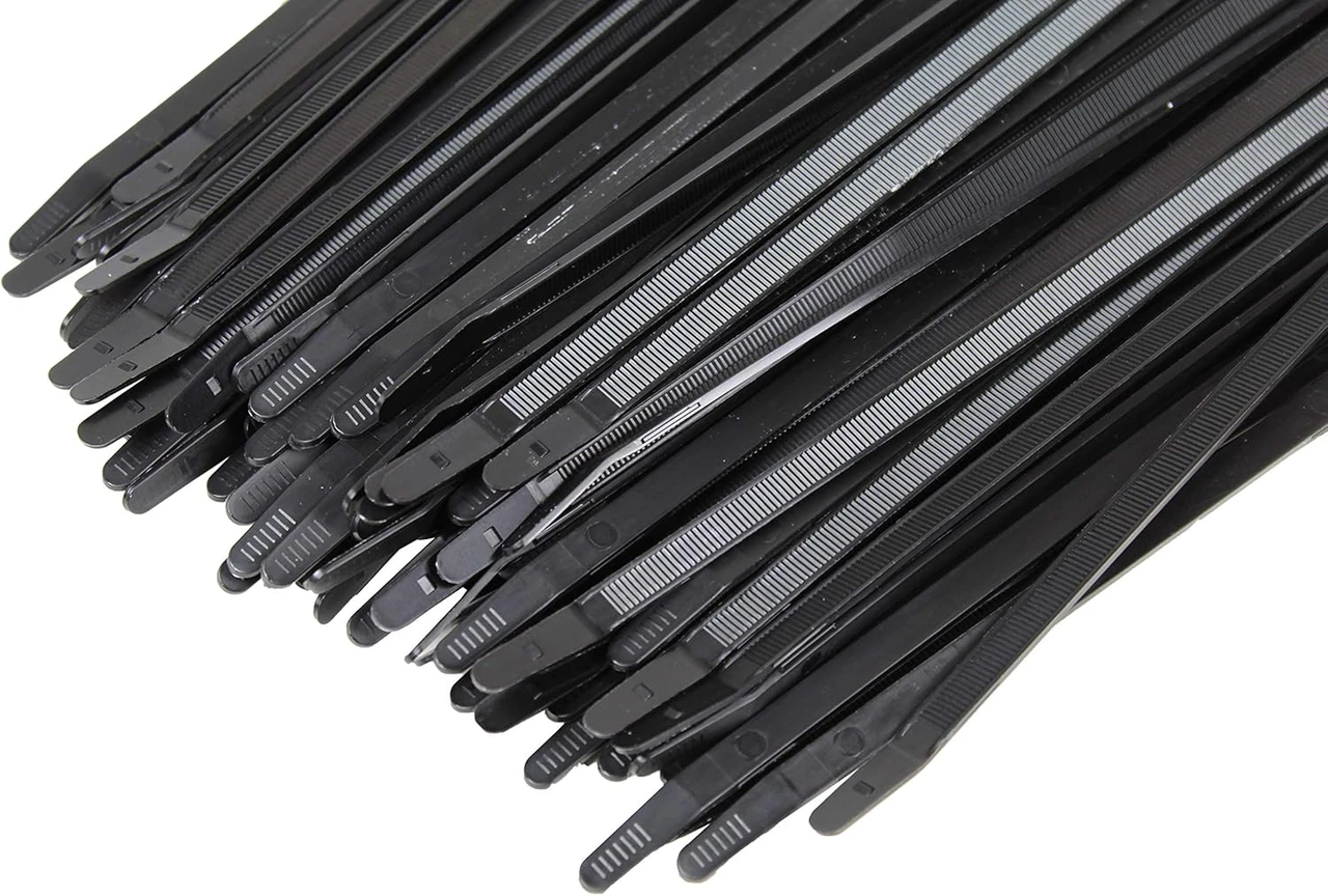 K Tool 14" Black Cable Ties 120 lb Tensile Strength 100-Pack (78145-3) — product image 4