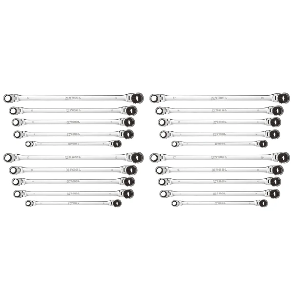 K Tool Double Box Universal Spline Wrench Set, 4 Sets (DBM10-4-SETS)