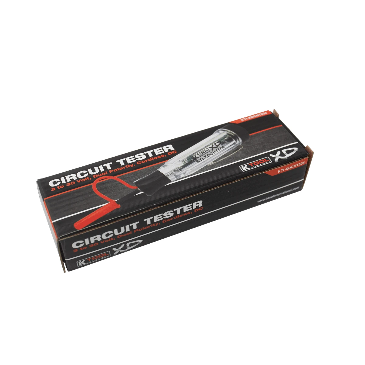 K Tool Dual Polarity Cordless DC Circuit Tester 3–30V (CHT504) — product image 4