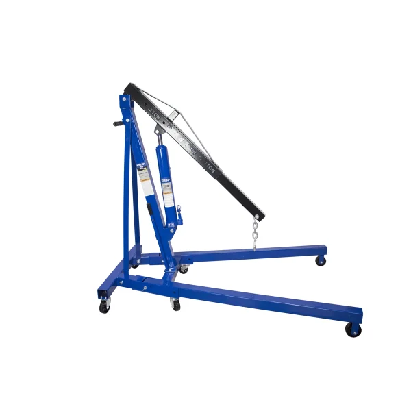 K Tool Foldable Engine Crane 2,000 Lbs Lift Range 86.5" (XD63421)