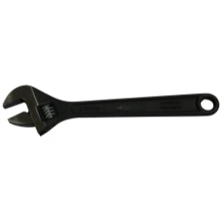 K Tool 12" Adjustable Wrench 1‑1/2" Jaw Black Finish (KTI48012BTW)
