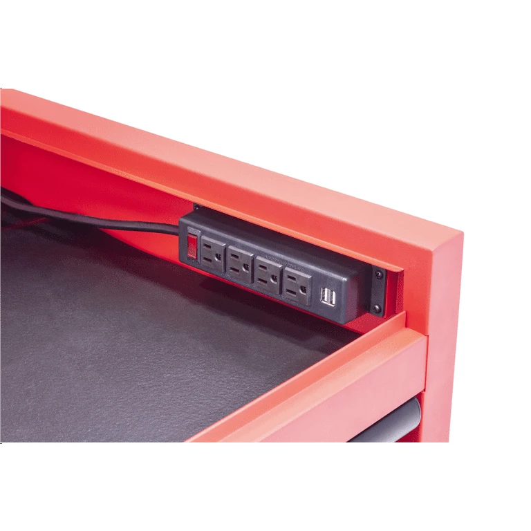K Tool 10-Drawer Double Bay Tool Box Matte Red 55" (75135) — product image 3