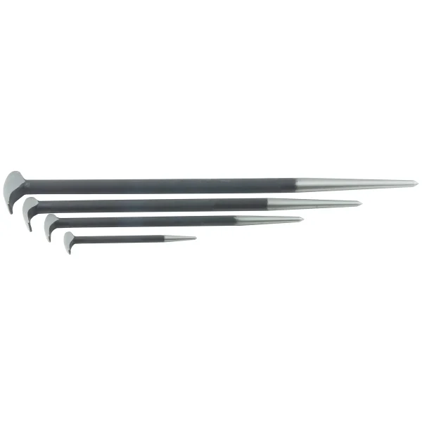 K Tool Pry Bar Set Rolling Head w/ Case, 4 Pc (71600)