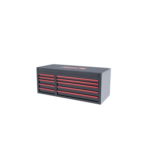 K Tool International 55" Tool Chest, 10-Drawer, Red/Black (75134)
