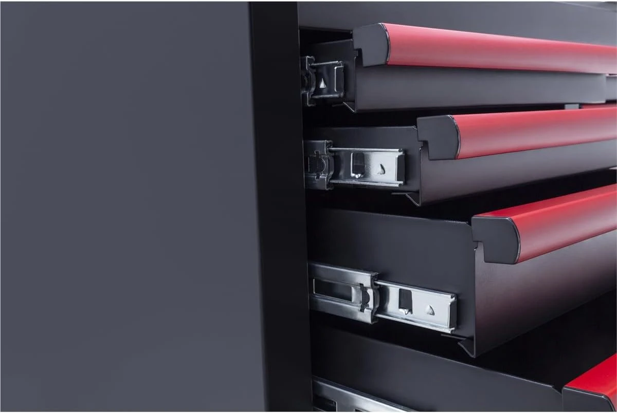 K Tool International 55" Tool Chest, 10-Drawer, Red/Black (75134) — product image 4