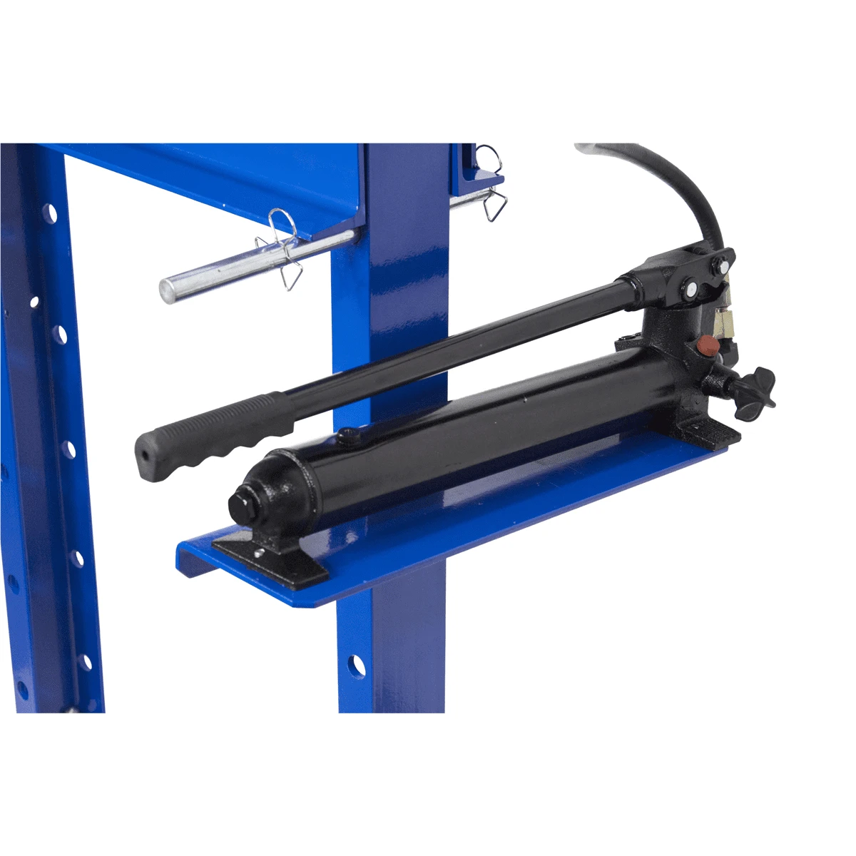 K Tool 12 Ton Manual Hydraulic Shop Press with Gauge (HJ0803CEB) — product image 3
