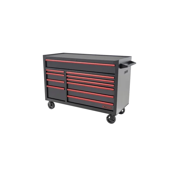 K Tool Tool Box 55" 11-Drawer Double Bay 1200 Lb Matte Black (75136)