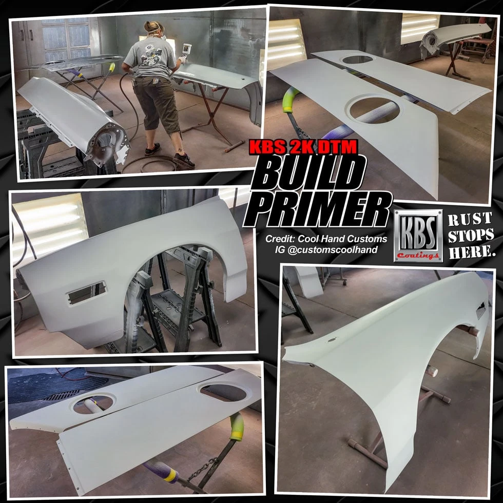 KBS Coatings 2K DTM Build Primer - Gallon Size (70053) — product image 5