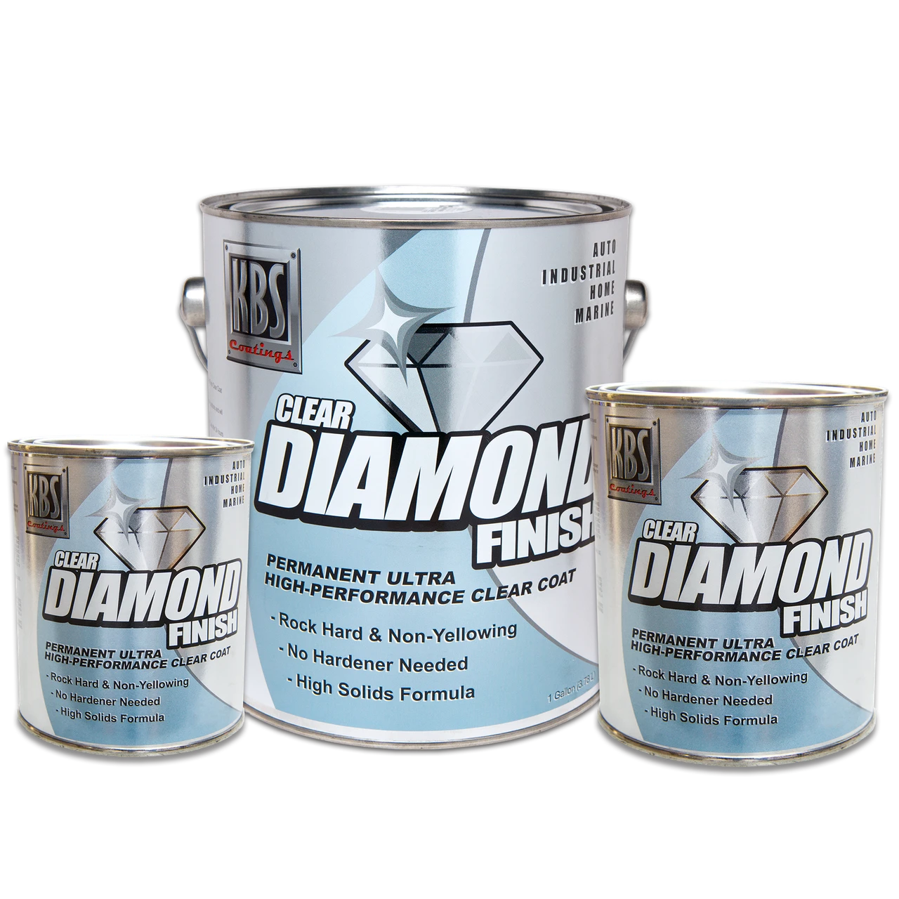 KBS Coatings DiamondFinish Clear 1K Coating, Quart (8404)