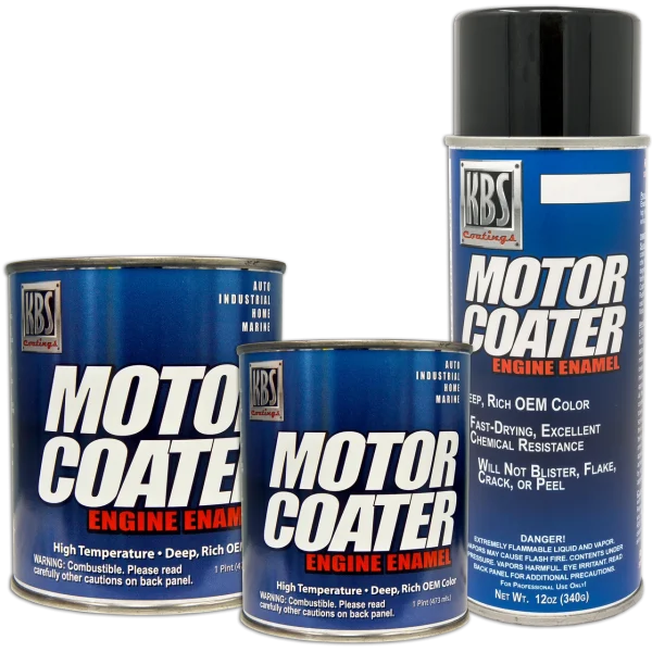 KBS Coatings Motor Coater Engine Paint - Pint (16oz)