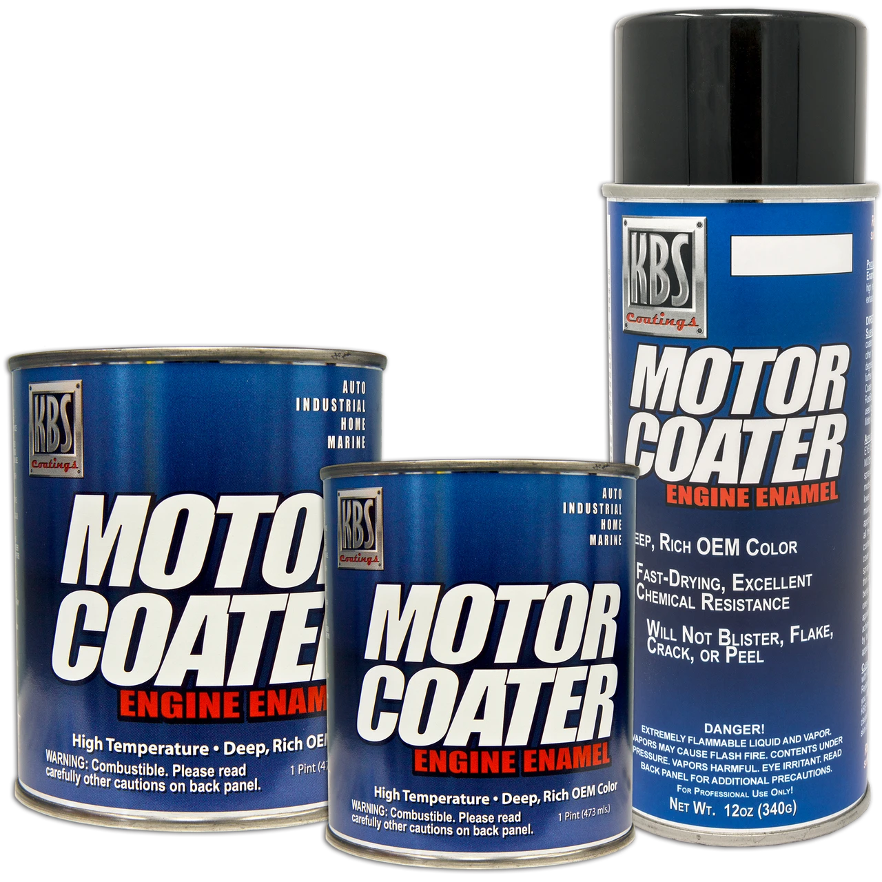 KBS Coatings Motor Coater Engine Paint - Pint (16oz) — product image 3