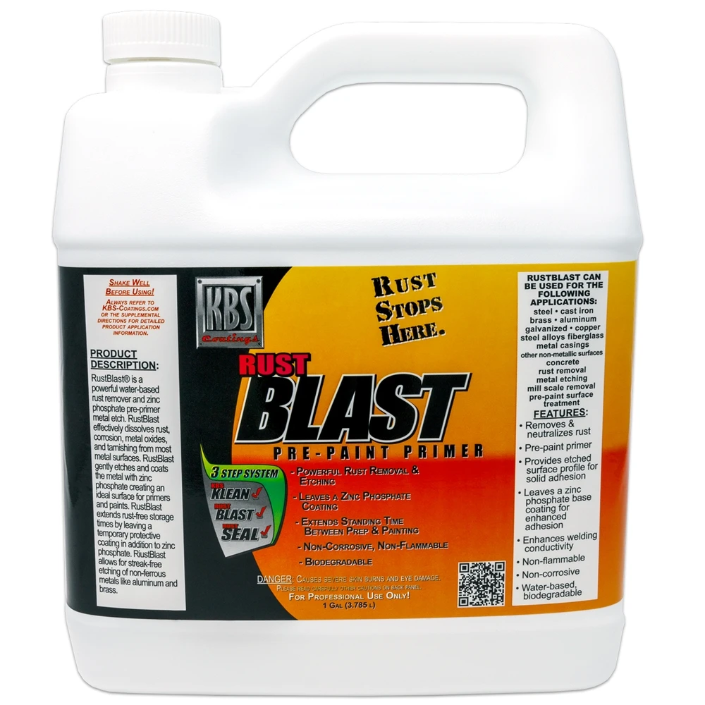 KBS Coatings RustBlast Rust Remover 1 Gallon Metal Etch Solution (3500)