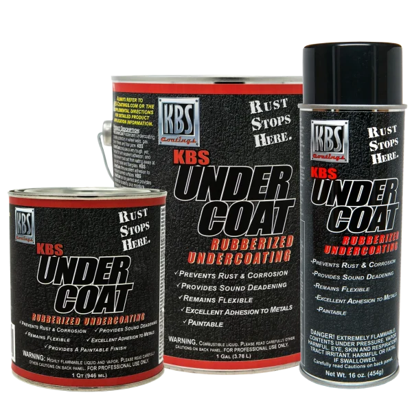 KBS Coatings UnderCoat Rubberized Undercoating - Quart (77400)