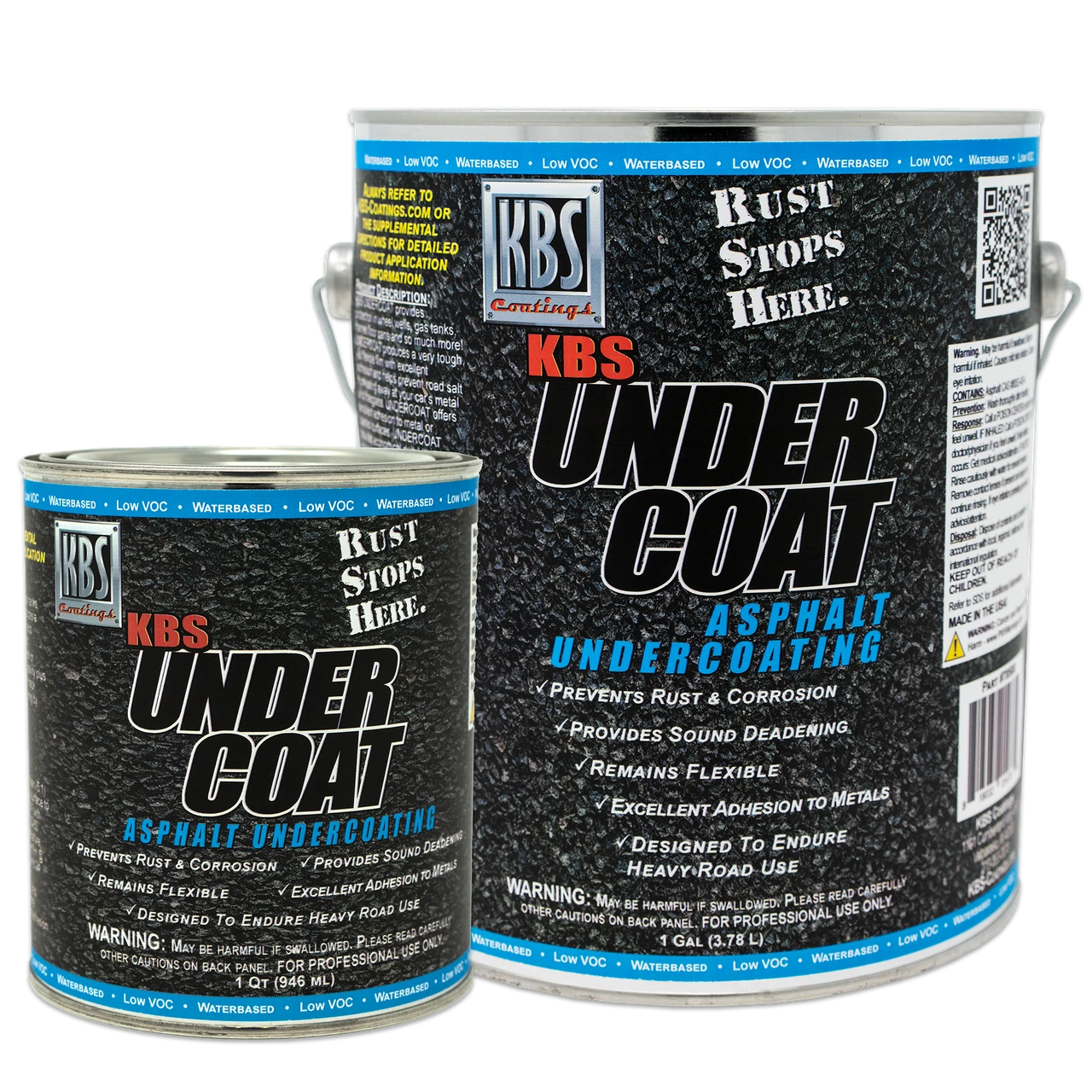 KBS Coatings UnderCoat - Waterbased Asphalt (78400, 78500, 78600)