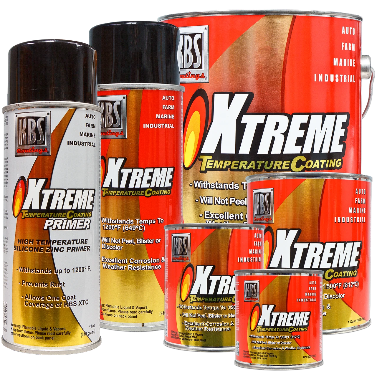 KBS Coatings XTC High Temp Exhaust Coating - 5 Gal Pail