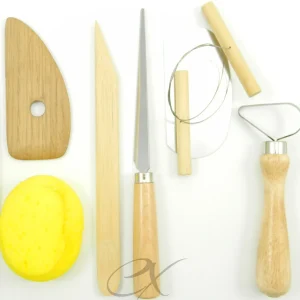 Kemper Tools 9 Pc Pottery Tool Set W/ Fettling Knife For Ceramic (ATPTK9)