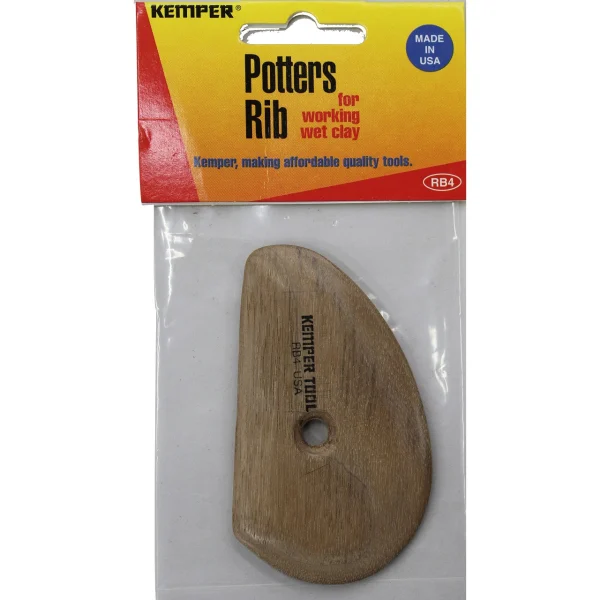 Kemper Tools For Clay & Pottery- Potter'S Rib - Rb4 (RB4)