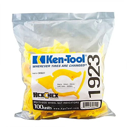 Ken-Tool HexChex Multi-Size Wheel Nut Indicator - 100pack (30601)