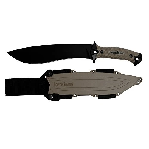 Kershaw Black/Tan Camp 10 Machete (1077TAN)