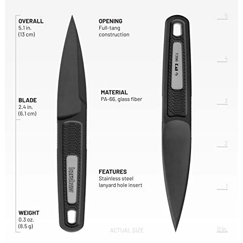 Kershaw Electron Fixed Blade Knife (1396X) — product image 2