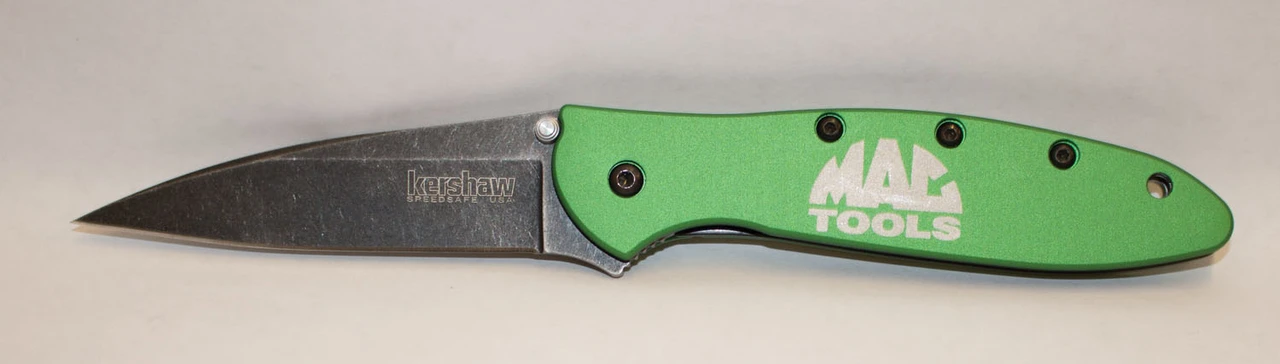 Kershaw Green Leek Knife w/BlackWash Finish (1660LIMEBW)