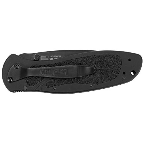 Kershaw Black Blur Serrated Folding Knife (1670BLKST) — product image 4