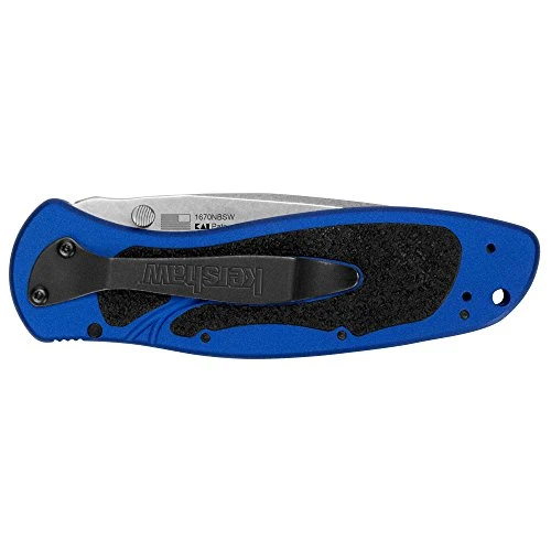 Kershaw Navy Blue Blur Pocket Knife w/Stonewash Finish (1670NBSW) — product image 4