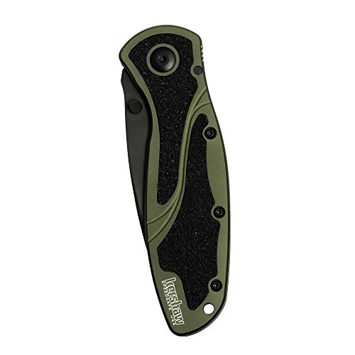 Kershaw Olive Black Blur Pocket Knife (1670OLBLK) — product image 2