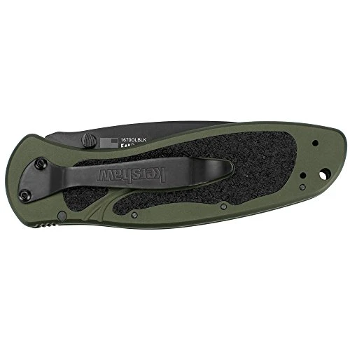 Kershaw Olive Black Blur Pocket Knife (1670OLBLK) — product image 4