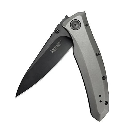 Kershaw Grey 3.7" Stainless Steel Blade Pocket Knife (2200)