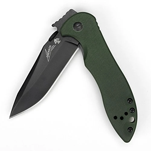Kershaw Green CQC-5K Emerson Knife w/Black Oxide Finish (6074OLBLK)