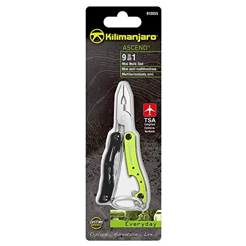 KILIMANJARO (92) 910055 Ascend 9 in 1 Multi-Tool -with TSA Compliant, Pliers — product image 2