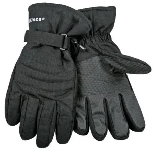 Kinco Hydroflector S Lined Waterproof Black Ski Gloves w/PS (1171-S)