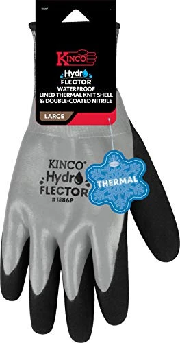 Kinco Hydroflector Medium Lined Waterproof Nitrile Gloves (1886P-M) — product image 2