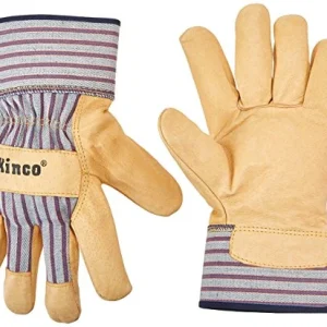 Kinco Premium Large Grain Pigskin Palm Gloves w/Safety Cuff (1917-L)