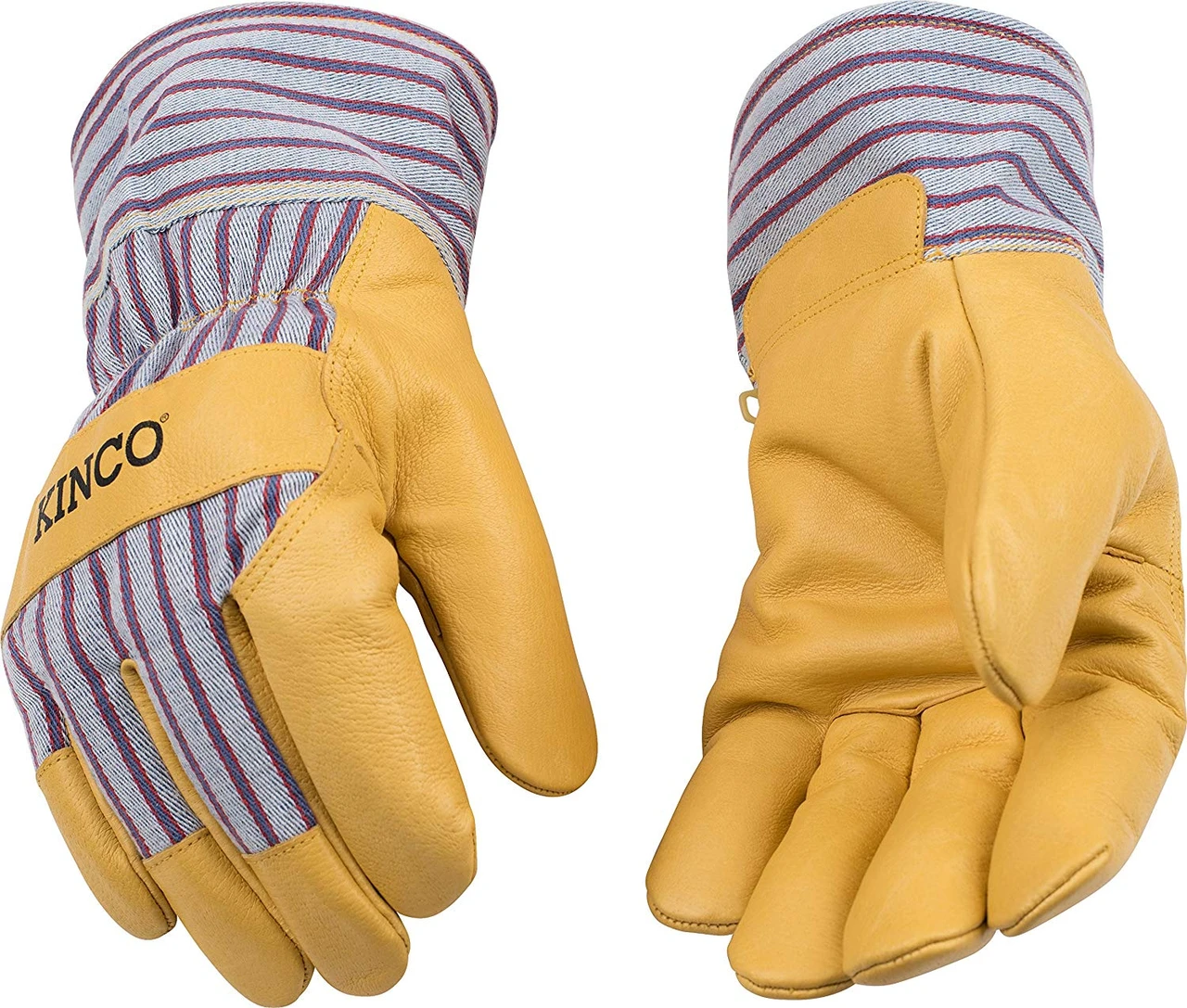 Kinco Small Lined Grain Pigskin Palm Gloves w/Safety Cuff (1927-S)
