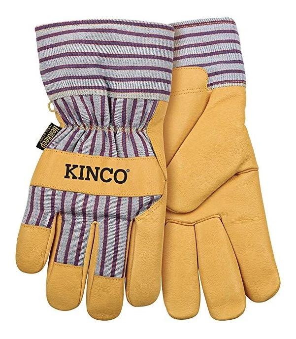 Kinco Small Lined Grain Pigskin Palm Gloves w/Safety Cuff (1927-S) — product image 2
