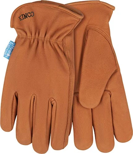 Kinco Hydroflector XL Rust Buffalo Leather Work Gloves (381P-XL) — product image 2